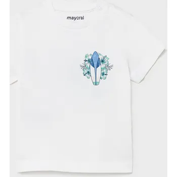 Dívčí tričko Mayoral dětské triko s krátkým rukávem 1012 - 057 Velikost: 86 Udržitelná bavlna
