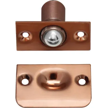 petlice a závora Onpira Nerezová západka ke dveřím - kuličková Barva: Hnědá