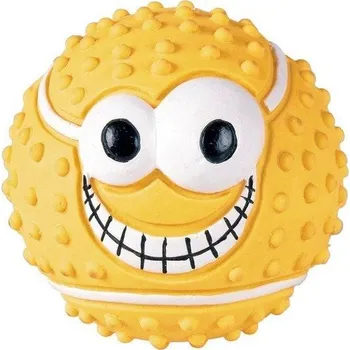 Hračka pro psa Latexový sportovní míč s obličejem 7cm