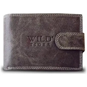 AKCE! Elegantní pánská peněženka WILD Barva: Tmavě hnědá