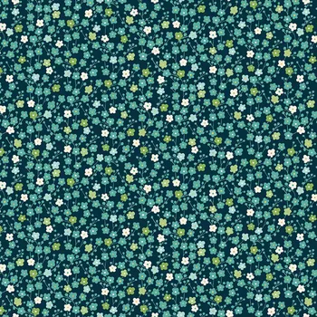 MAKOWER UK Látka bavlna se zlatým efektem 2335B