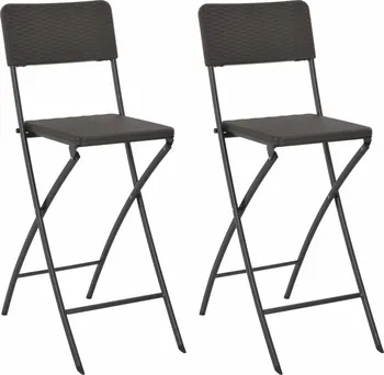 Barová židle vidaXL 44558 2 ks hnědé