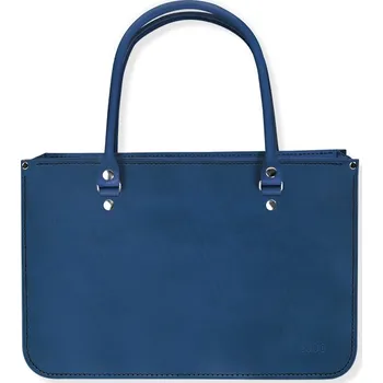 Kabelka Eggo Wallace dámská kožená kabelka Modrá
