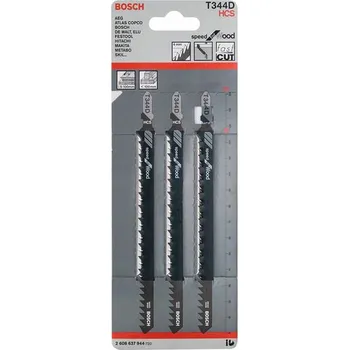 Příslušenství k pile BOSCH Pilový plátek do kmitací pily T 344 D, 3ks 2608637944 free_store_pickup