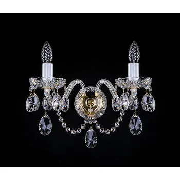 Nástěnné svítidlo Nástěnná lampa N16054CLN, Varianta Zlatá