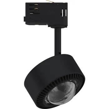 Paulmann 91393 ProRail3 Aldan, černý reflektor, 8,5W LED 4000K stmívatelný, průměr 9,8c