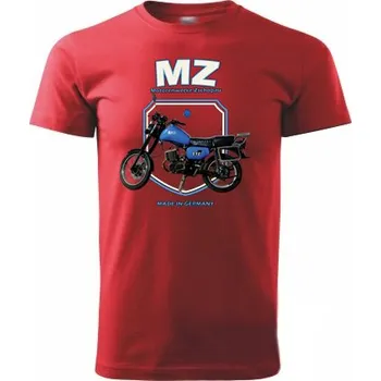 Pánské tričko STRIKER Tričko MZ 150 Barva: Červená, Velikost: M