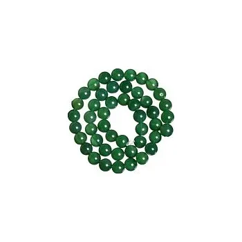 Dětské navlékací korálky Achát, 8 mm (47 ks)