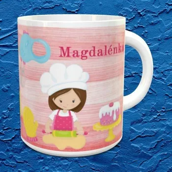 Hrnek se jménem Kuchařky - Oranžová / Keramický 0,29 l