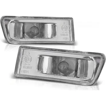 Směrový světlomet Boční blinkry Tuning Tec Peugeot 406 1996-1998 chromové