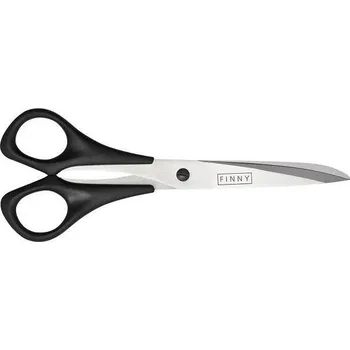 Krejčovské nůžky Krejčovské nůžky rovné-plast.rukojeť (černé); Kretzer Solingen FINNY, levostranné