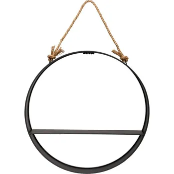 police Atmosphera Kovová nástěnná police černá