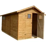 Zahradní domek 2,7x3,9m, (16mm) s okny, SEVILLA, na nářadí (Levný zahradní domek dřevěný SEVILLA (16mm) s okny, rozměr 2,7 x 3,9m, v.2,2m)