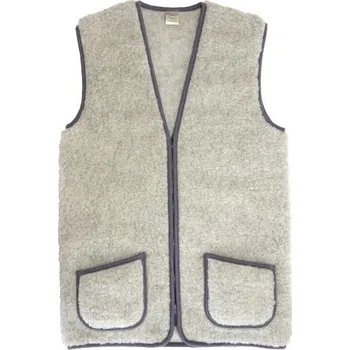 Vesta Merino šedá zip XL