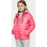 4F HJL21-JKUDP001 DARK PINK Dětská bunda EU 146
