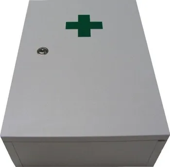 Lékárnička Steriwund Nástěnná dřevěná lékárnička bílá do 30 osob