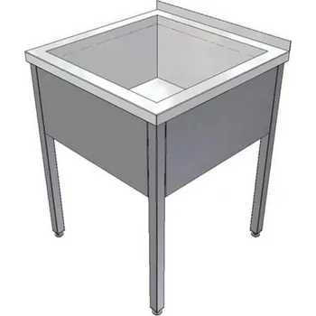 Nerezový dřez Dřez nerez KSDSJ - hloubka 700mm Délka x hloubka: 500x700mm