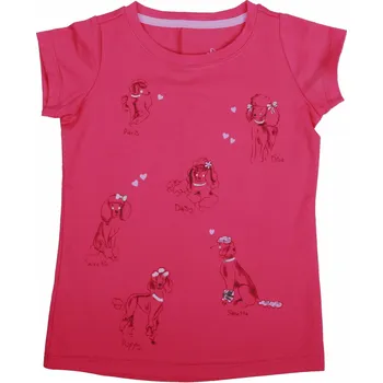 Chlapecké tričko Dívčí tričko - Wolf S2011, růžová sytě Barva: Růžová sytě, Velikost: 98