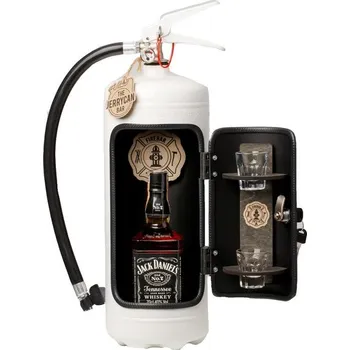 Žertovný předmět Firebar - unikátní minibar v hasicím přístroji white