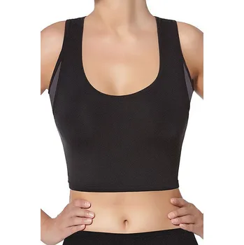 Glara Sportovní elastický crop top 672333