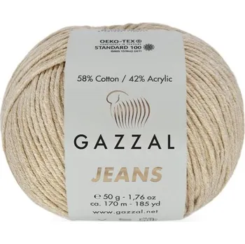 Příze Příze Jeans 1113 tělová světlá Gazzal