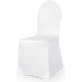 Slavnostní potah na židli PartyDeco Potah na židli elastický bílý