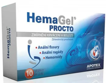 Intimní hygienický prostředek VH Pharma HemaGel Procto rektální čípky 15 ks