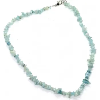 Náhrdelník Náhrdelník sekaný 45cm zap. AKVAMARÍN SKHS_AN