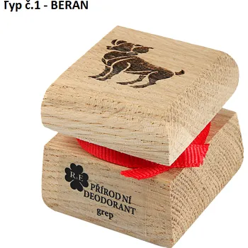 Přírodní deodorant se znamením zvěrokruhu a výběrem vůně - 15 ml - Typ č.02 / Santalové dřevo