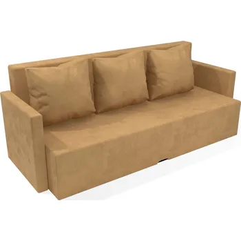 Pohovka Rozkládací pohovka béžová s područky