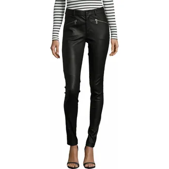 Dámské kalhoty kalhoty dámské kožené - GW SNVV - Black - XXL