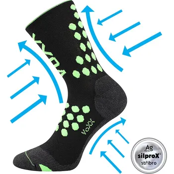 Pánské ponožky FINISH kompresní barevné sportovní ponožky Voxx (VoXX Kompresní ponožky FINISH)