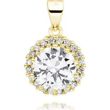 Přívěsek Olivie Stříbrný přívěsek ZIRKON GOLD 5300 Ag 925; ≤2,7 g.