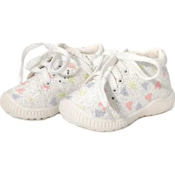 Dětská treková obuv Dívčí obuv Happy Bee B144810 Barva: Bílá, Velikost: 24