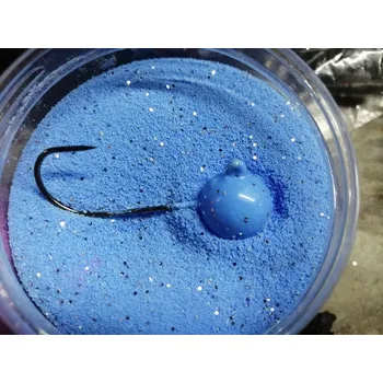 GUMOVÁ BARVA NA ZÁTĚŽE MODRÁ S GLITREM