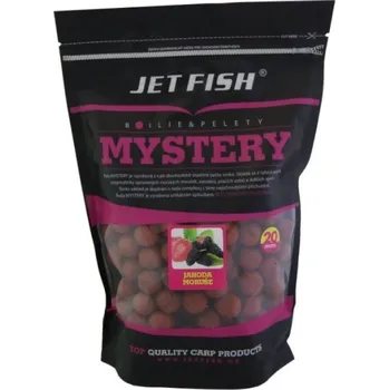 Boilies Jet Fish Mystery BOILIE 20mm 1kg Příchutě: Jahoda/Moruše Získejte slevu -5% za registraci v e-shopu