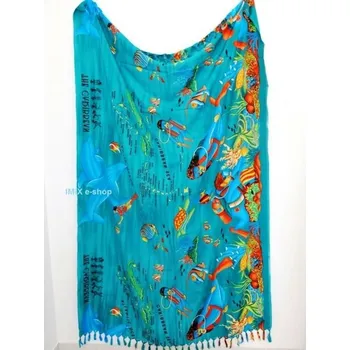 Dámské šaty Letní plážové lehké pareo - Karibik