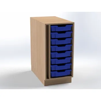 přebalovací pult a komoda Skříňka pro přebalovací pult pro 8 plastovými zásuvkami (pravá), š.41,5 cm