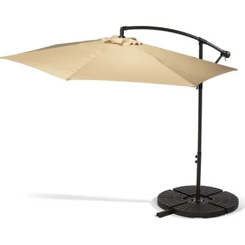 Slunečník Béžový slunečník ø 300 cm Happy Sun – Bonami Essentials ID_1363497