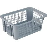 PETRAplast Plastový košík velký stohovatelný Barva: Šedá