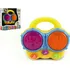 Hudební nástroj pro děti Teddies Bubínek se světlem a zvukem 12 cm