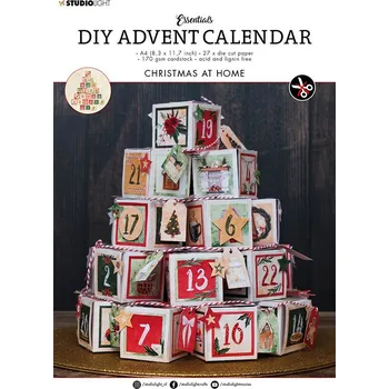 Vánoční dekorace Studio Light DIY adventní kalendář Vánoce doma