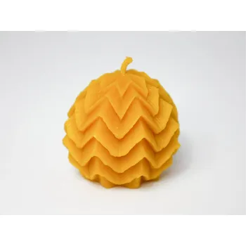 Svíčka SVĚTLO OD VČEL Koule zdobená svíčka