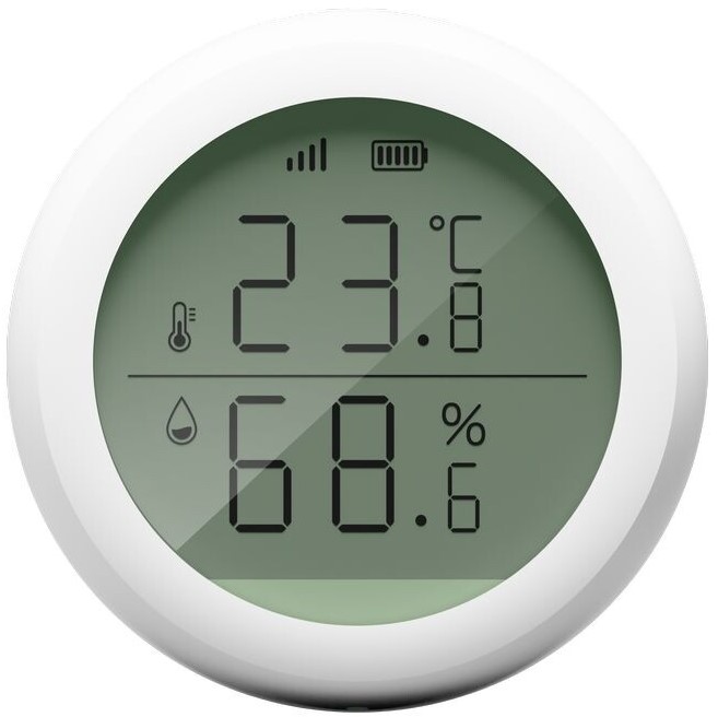 Tesla Smart Sensor Temperature And Humidity Display Tsl Sen Tahlcd Od