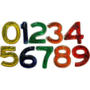 Gelová hmatová čísla - 10ks