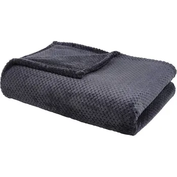 deka Today Teplá deka se vzorem, černá, 150 x 200 cm