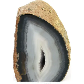 Přírodní kámen Geoda achát s dutinou Brazílie 1266g