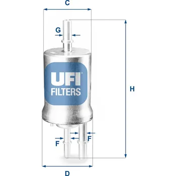 Palivový filtr Palivový filtr UFI 31.855.00