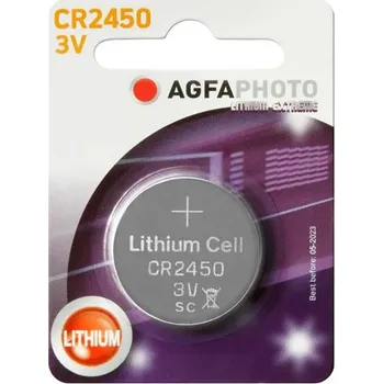 Článková baterie Baterie CR2450 AGFAPHOTO lithiová 1ks / blistr