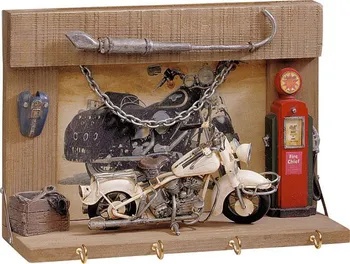 Věšák Věšák na klíče model motocyklu 20 x 30 x 10 cm